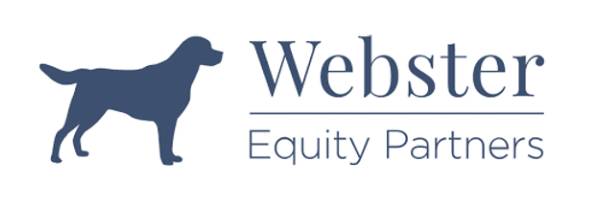Webster Equity Partners logo with a dog silhouette and company name.
